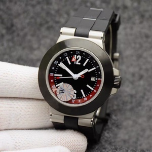 Reloj de Cuarzo para Hombre de Lujo Estilo BVLG de 40 mm con Esfera de Aluminio GMT de 24 Horas, Resistente al Agua, con Caja de Regalo Clásica - Product Image 5