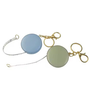 <span class=keywords><strong>2025</strong></span> nóng bán Macaron da mềm Keychain <span class=keywords><strong>Tape</strong></span> đo xách tay mini inch với biểu tượng tùy chỉnh nhiều màu - Product Image 1