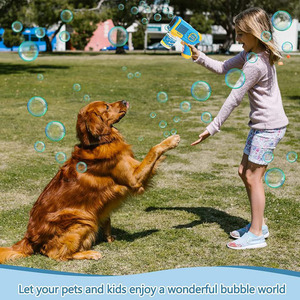 Zomer Speelgoed 8 Holes Prijs Bulk Lichtblauw Bazooka Outdoor Speelgoed Elektrische Machine Waterbel Pistool Voor Kinderen - Product Image 6