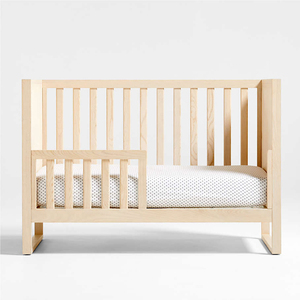 Cuna de bebé convertible 3 en 1, <span class=keywords><strong>cama</strong></span> <span class=keywords><strong>nido</strong></span> de madera para bebé, diseño limpio, marco de <span class=keywords><strong>cama</strong></span> para niños, listón de seguridad para niños pequeños, muebles de lujo para dormitorio - Product Image 1