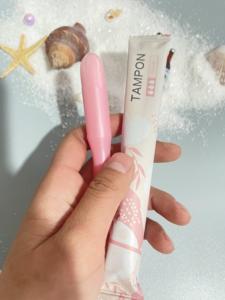 <span class=keywords><strong>Tampones</strong></span> desechables de algodón para mujer, aplicadores suaves y largos con logotipo personalizado - Product Image 5