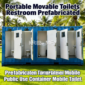 Baño Público Portátil Prefabricado, Ecológico y Duradero para Uso en Exteriores, Escuelas y Fiestas - Product Image 2