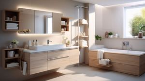 Alta calidad Blanco moderno cocina sala de estar muebles armario de cocina para Villa - Product Image 6