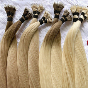 Горячая новинка: роскошные прямые светлые накладные волосы из натурального бразильского редми-волоса с нано-капсулами и кератиновым креплением, 12-30 дюймов, 100 г - Product Image 2