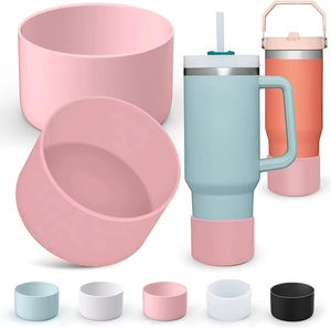 Funda de botella de silicona para parachoques para <span class=keywords><strong>Stanley</strong></span> <span class=keywords><strong>Quencher</strong></span> H2.0 40 oz 30 oz vaso con asa y <span class=keywords><strong>Stanley</strong></span> IceFlow 20oz 30 oz - Product Image 4