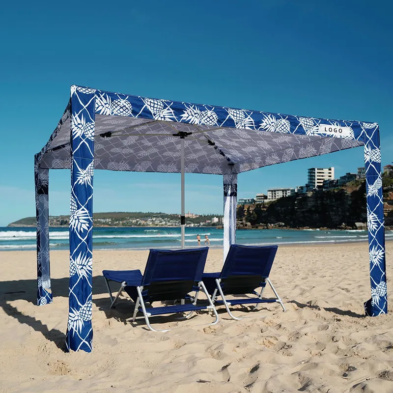 Портативная автоматическая выдвижная Пляжная палатка в современном стиле, уличная мебель, Пляжная кабана