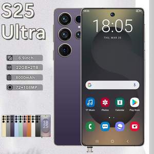High Quality S25 Ultra 6.9 Inch 5G <strong>Android</strong> 15.0 <strong>Smartphone</strong> 22GB+2TB Global Version 108MP Rear <strong>Camera</strong> Unlocked 100W Quick Charge - Product Image 1
