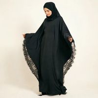 Abaya papillon personnalisée pour femmes, OEM ODM, vente en gros, vêtements modestes, vêtements islamiques