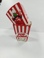 Großhandel Fettabweisende Recycelte Kraft-Popcorn-Papiertüten Flachbox-Design Biologisch Abbaubare Snack-Verpackung für Popcorn-Lebensmittel
