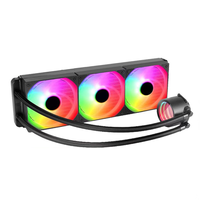 360mm refroidissement par eau CPU tout-en-un refroidisseur liquide PWM ARGB ventilateurs 12V PC de jeu compatibles toutes les plates-formes