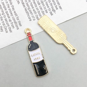 Accessoires de mode mignons en alliage de zinc, pendentifs araignée, citrouille, fantôme, breloques pour verres à vin, marqueurs de verres à vin pour Halloween - Product Image 6