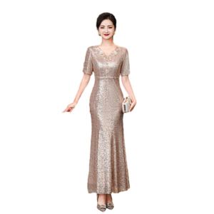 Elegante <span class=keywords><strong>Abito</strong></span> Traspirante <span class=keywords><strong>da</strong></span> Madre della <span class=keywords><strong>Sposa</strong></span> 2025 Lunghezza <span class=keywords><strong>Midi</strong></span> per Ricevimento di Nozze - Product Image 1