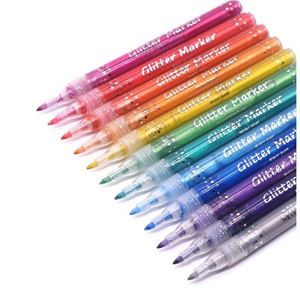 Acrylic Glitter Marker Water Based Ink Pen for Diy Painting - Product Image 1