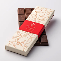 Papier d'emballage de chocolat de luxe personnalisé boîte cadeau matériaux d'emballage carton d'emballage de bonbons alimentaires boîte CMJN pour chocolats