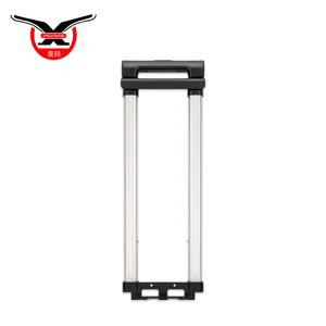 JX Factory Direct 2/3 Etapas Asa de equipaje de aleación de aluminio retráctil con botón para equipaje de 20 24 28 pulgadas - Product Image 2