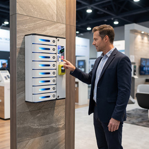 Armoire <span class=keywords><strong>de</strong></span> recharge pour téléphones portables Y2 Power MIA Premium à 8 baies avec casier <span class=keywords><strong>de</strong></span> recharge compatible carte <span class=keywords><strong>de</strong></span> crédit, distributeur automatique <span class=keywords><strong>de</strong></span> recharge pour téléphones - Product Image 4