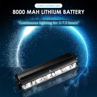 Lumière de guidon de vélo 2600lm, super lumineuse, lumière de vélo pour le cyclisme, étanche IPX5, rechargeable, lumière avant de vélo LED pour l'extérieur