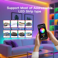 Contrôleur WLED ESP32 pour bande LED adressable avec 4 sorties, fusible 15A, relais, détection de son dynamique et circuit intégré de décalage de niveau pour Ws2811 Ws2815