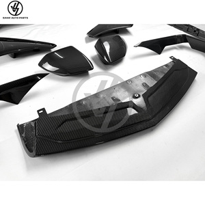 Kits de carrosserie de conversion en fibre de carbone style OEM pour Lamborghini Revuelto : Pièces automobiles, pare-chocs, diffuseur, jupes latérales, coques de rétroviseurs - Product Image 6
