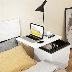 Simple modern bedroom storage cabinet, Nordic style multifunctional storage unit, easy-to-use bedside <b>table</b>. - Product Image 4