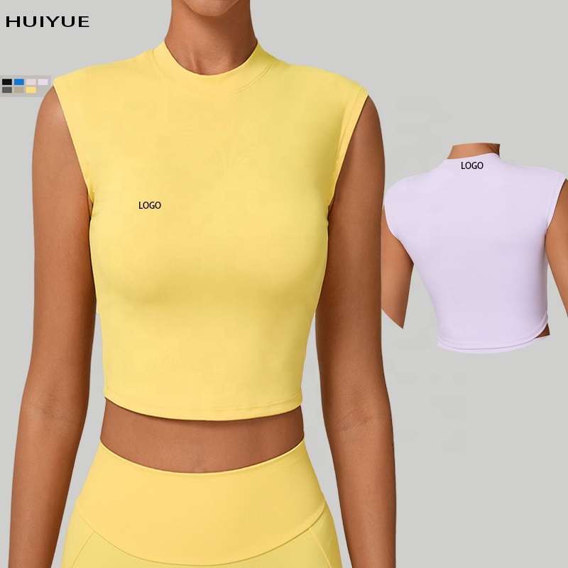 Women's Sexy Simple Tight-fitting Quick-drying Four-way Stretch Breathable Lightweight Yoga T-shirt Casual Running Top
