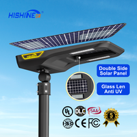Lampadaires solaires LED Hishine avec garantie de 5 ans, étanches IP66, panneaux 50W 60W 70W 600W intelligents pour applications routières
