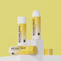 Flacon pompe sans air en PP entièrement en plastique, recyclable et réutilisable, pour emballage cosmétique de gel, sérum, crème contour des yeux anti-cernes et lotion.