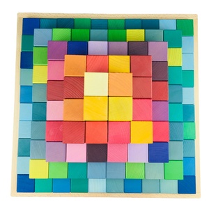 Kích Thước <span class=keywords><strong>L</strong></span>ớn Cầu Vồng Xây Dựng Khối Sáng Tạo Bằng Gỗ Montessori Giáo Dục Đồ Chơi Cho Trẻ Em Bé Xây Dựng Đồ Chơi Cho Trẻ Em - Product Image 2