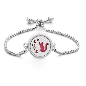 Venta caliente de acero inoxidable aromaterapia aceite esencial hueco Árbol de la vida caja Perfume difusor Anti-mosquito ajuste <span class=keywords><strong>pulsera</strong></span> - Product Image 5