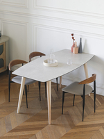 Ensemble table et chaises de restaurant en marbre moderne BILIDO pour usage commercial hôtelier et cuisine