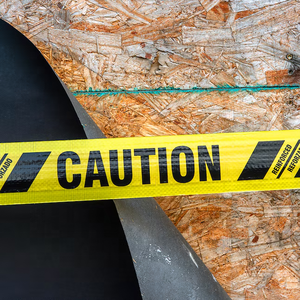 เทปเตือนภัยคุณภาพดี ผลิตจากพลาสติก PE บริสุทธิ์ 100%  รับพิมพ์ลายตามสั่งและเสริมความแข็งแรง - Product Image 6