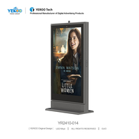 Pantalla LED Tótem Vertical Digital P4 a Todo Color, Impermeable IP65, con Control de Atenuación para Exteriores, Centros Comerciales y Autobuses
