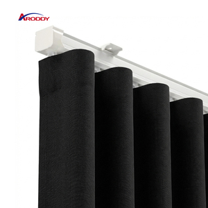 <span class=keywords><strong>Riel</strong></span> de Cortina de Aluminio Resistente ARODDY con Diseño Personalizado Ripplefold Snap Track y Cinta Adhesiva para Vendedores de Comercio Electrónico - Product Image 1