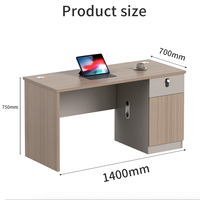 Prix direct d'usine Bureau de direction en bois modulaire moderne Table d'ordinateur de bureau à domicile