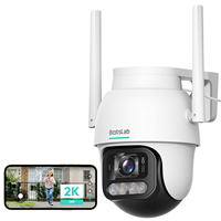 Cámara Exterior Panorámica/Inclinable Botslab Pro W311 con Seguimiento por IA, 1080P HD CMOS 3MP, Compatible con Nube y Tarjeta de Memoria