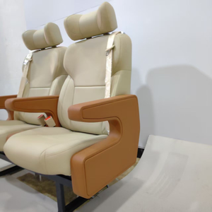 Asiento de Sofá Loveseat de Cuero Premium Personalizado para Mercedes Sprinter W447 Toyota HiAce <span class=keywords><strong>V</strong></span> Class Van Conversion - Product Image 1