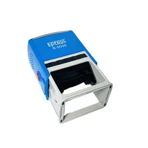 Tampon auto-encreur rectangulaire en plastique ABS 50x30mm, logo personnalisé, sceau de bureau/<span class=keywords><strong>notaire</strong></span> 'AGREED', encre rouge/noire, éponge + tampon en PU - Product Image 1