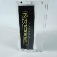 Protecteur acrylique de carte à collectionner de sport Crystal-Clear de vente en vrac pour l'utilisation de magasin de boîte de cintre de basket-ball