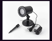 Projecteur de flocons de neige de Noël extérieur étanche RGB blanc 4*1W