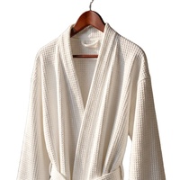 Peignoir en tissu gaufré, peignoir de spa, peignoir d'hôtellerie, peignoir pour invités, peignoir en coton, peignoir pour équipements hôteliers