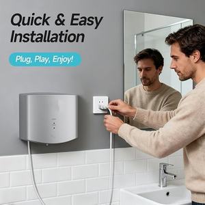 Sèche-mains électrique à haute vitesse pour salle de bain 2026, machine commerciale avec bac d'égouttement, sécheuse électrique à haute vitesse pour hôtel - Product Image 6