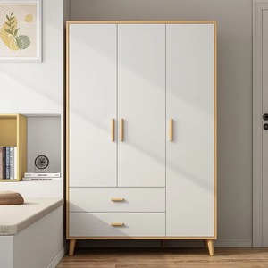 Armoire en bois nordique OEM de haute qualité, <span class=keywords><strong>dressing</strong></span> moderne, portable, grande capacité de rangement pour appartement compact et chambre principale - Product Image 3