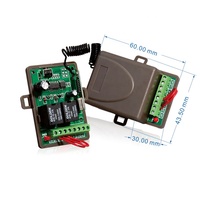 Récepteur et émetteur RF 433 MHz DC12V 24V 2CH, module de réception de commande à distance pour moteur haut/bas YET405PC-LS
