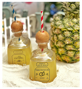 <span class=keywords><strong>Patron</strong></span> Tequila Botella de plástico de 375ML con estrellas para vasos y recipientes para beber en fiestas - Product Image 3