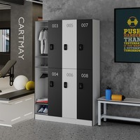 Casier de rangement pour colis, bagages, vêtements, armoire, casiers de vestiaire, centre de remise en forme Cartmay Gym