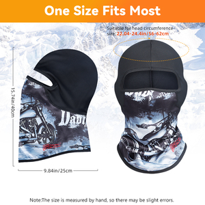 Fabulous Be Xtreme Digital Bedruckte Spandex-Helmunterziehmütze Balaclava Winter Winddichte Vollgesichtsmaske für Skifahren, Reiten & Strand - Product Image 4