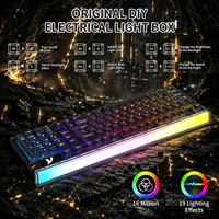 ATTACK SHARK R98 HE 98-Tasten Hall-Effekt Magnetische Tastatur 0,005mm Schnellauslöser 8K Polling Carbonfaser RGB Gaming-Tastatur
