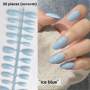 Puntas de Uñas Postizas Francesas en Forma de Almendra, Realistas, Cortas, Hechas a Mano, para <span class=keywords><strong>Manicura</strong></span>; Fabricante Mayorista, Exportación - Product Image 3