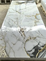 Panneau d'intérieur en PVC brillant, imperméable, ignifuge, résistant aux taches, facile à nettoyer, couleurs personnalisables, pour hôtel, hôpital, bureau