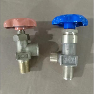 วาล์วแก๊ส LPG แบบมุมฉาก YSQ-3 วาล์วแก๊สแบบมุมฉากสำหรับโพรเพน แก๊สปิโตรเลียมเหลว โครงสร้างปิด-เปิดแบบนิวเมติก วาล์วแมนิโฟลด์ YSF-4 - Product Image 1